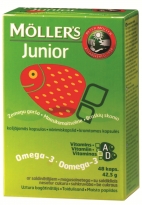 Katatogas > „Möller’s Junior“ – skaniausi „Möller’s" žuvų taukai!